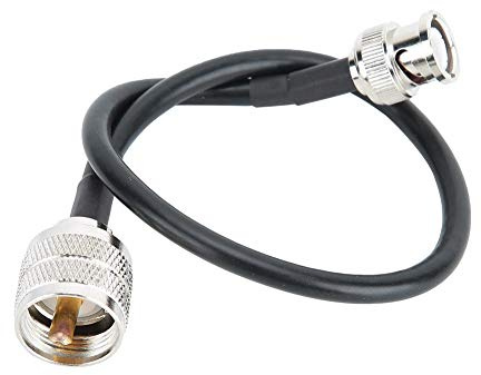 Connettore Maschio UHF (PL-259) a Maschio BNC, Cavo coassiale da 50 Ohm Cavo da BNC Maschio a UHF PL259 Linea di conversione per Applicazioni Ampie