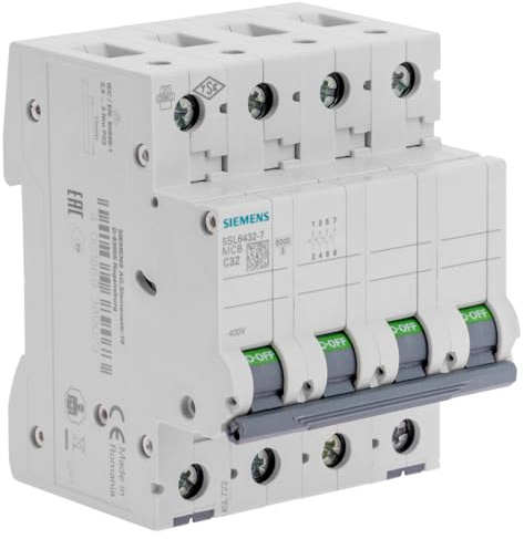 SIEMENS - Disjoncteur Tetrapolaire 32A - Courbe C