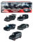 Majorette - Black Edition - (5er Set) - Auto-Geschenk-Set, 5 schwarze Spielzeugautos (7,5 cm) mit Freilauf, Modellautos für Kinder ab 3 Jahren