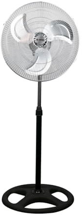RAYDAN 0 Ventilador de Pie, 45cm 75W, 75 W, 3 Velocidades, Negro