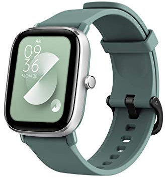 Amazfit GTS 2 Mini Smart Watch 1.55” AMOLED Display, Sports Watch with Alexa Built-in, GPS, 70 Sports Modes, 14 Days Battery Life, Heart Rate, Sleep, Stress and SpO2 Monitor, Green (Renewed)