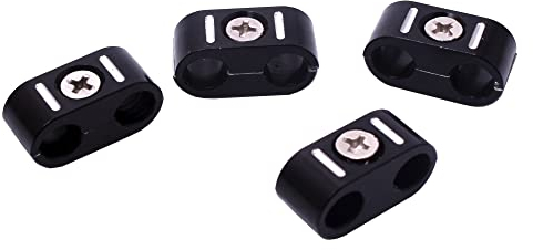 MSAFGY CNC Motorrad Bremse Gaszug Klemme Clip Halter Organizer Kabelklemme Kompatibel Kompatibel mit 1984-2018 Touring Softail