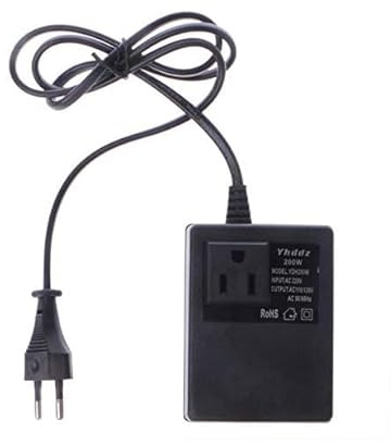 Kyaoayo Convertisseur de tension 220 V vers 110 V - Transformateur 220 V vers 110 V - 220 V vers 110 V - Adaptateur transformateur de puissance 300 W - Adaptateur secteur - Prise européenne