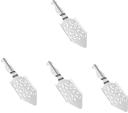 ULDIGI 4pcs Absinthe Spoon Fine Mesh Filter Multi-Function Dripper Strainer for Wormwood Sugar