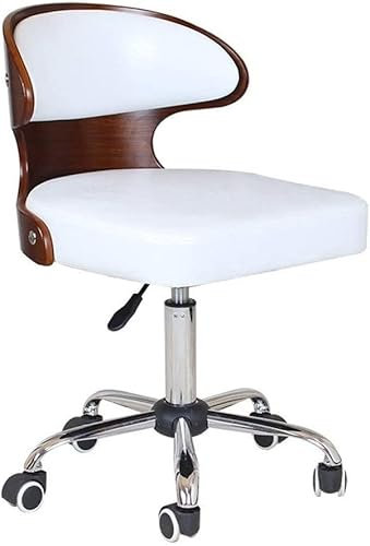 WLCNYL Esszimmerstuhl Moderner Frisierstuhl für das Schminkzimmer, Esszimmerstuhl für Restaurants und Hotels, Heim-/Arbeitszimmer, Computerstuhl, Rückenlehne aus Massivholz, höhenverstellbar, Barho