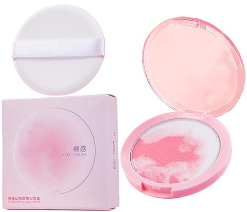 Poudre Compact - Fond De Teint Naturel Matt Frit,Maquillage De Camouflage Pour Une Finition Brillante, Utilisation Quotidienne Et Voyages - Cadeau Idéal Pour Les Femmes, Les Amis Et La Famille