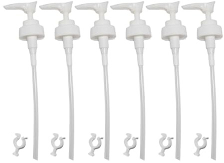 Confezione da 6/10 galloni pompe dispenser a tenuta stagna design primavera Fit contenitore per shampoo, balsami, disinfettanti, dispenser a tenuta stagna