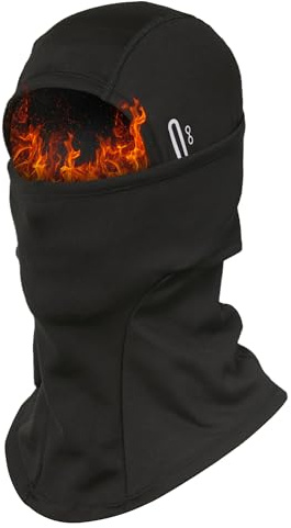 Perkanion Cagoule Balaclava Hiver Thermique Polaire - Masque de Ski et Moto Coupe Vent Cache-Cou et Visage Chaud pour Cyclisme, Snowboard, Randonnée Hommes et Femmes
