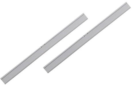HONMEET 2pcs Replacement Window Wiper Strips Rubber Blades Glass Squeegee Heads for Household Window Cleaning Tool Efficient Home Cleaning Accessory