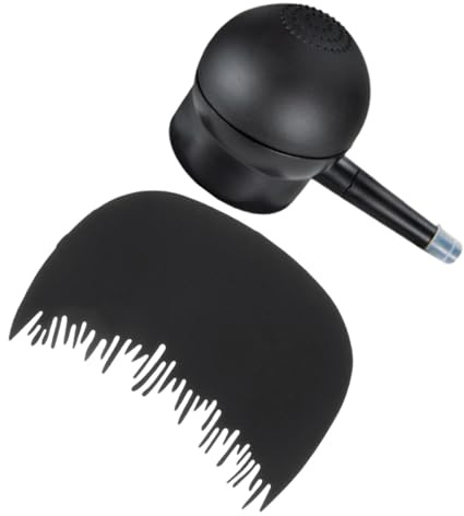 BIUDECO 2pcs Hair Fiber Applicator Pump Nozzle Set with Plastic and Silicone Material for Men and Women, Instantly Increase Hair Volume, Easy to Carry for Daily Life and Travel