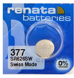 Renata 377 SR626SW 1.55v Silver Oxide Watch battery