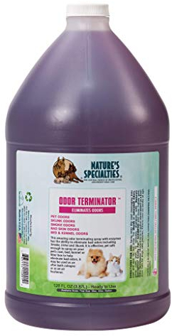 Nature's Specialties Odor Terminator Hundespray - Desodorierungsspray für Hunde - Beseitigt Haustiergerüche - Perfekt für Haustiere und Bettzeug - Vor & Nach dem Baden Verwenden, 3.8L