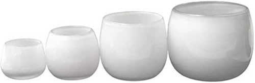 Dutz Pot lightgrey, Vase, Übertopf, Windlicht, ca H 14 D 16