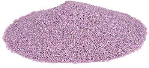 NaDeco Dekosand Brilliant Flieder 0.1-0.5mm 1kg Farbsand Flieder Zierkies Dekokies Flieder Quarzsand Flieder Streusand Farbiger Deko Sand