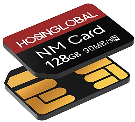 NM Speicherkarte 128GB 90MB/S Nano-Speicherkarte Karte,nur für Huawei P30/P40/P50/P60 Series und Mate20/Mate30/Mate40/Mate50/Mate60 Series Geeignet,128GB NM Speichercard