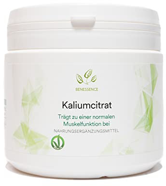 Benessence - Potassio Citrato in polvere solubile - 500 g - 250 Giorni di Integrazione
