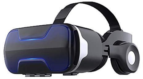 LAHappy Occhiali Virtuali, VR Realtà Virtuale Visore, Cuffie Stereo Rimovibili Incorporate, Occhiali VR Smartphone Compatibile con iPhone/Android da 4,7 a 6,0 Pollici