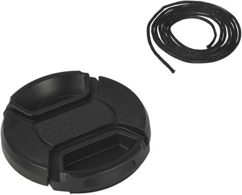 vhbw Objektivlock kompatibelt med Sony kamera – plast, svart, 46 mm