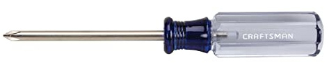 CRAFTSMAN Phillips Screwdriver #1 x 3 in., Acetate Handle (CMHT65002)