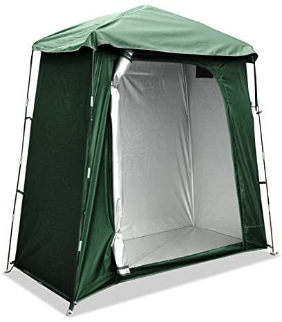 JTYX Bike Storage Shed Tent Thicken Silver Coated Oxford Cloth Bike Cover Tent Portable Foldable Outdoor Tools Storage Shed - Space Saving Outdoor Storage Shed Tent, Green, 200*100*190cm