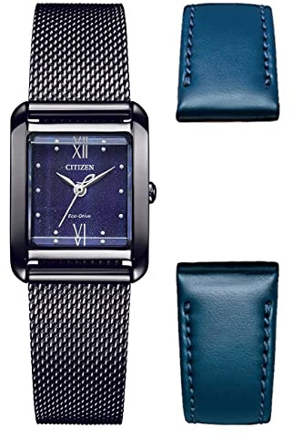 Citizen Damen Analog Eco-Drive Uhr mit Edelstahl Armband