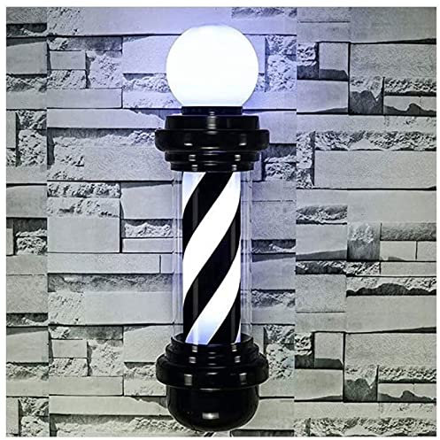VVLXRIC Postes Barberia , Tiras De Led, SeñAl Abierta De PeluqueríA Polo De Barberia , Tienda De Decoraciones De BarberíA Poste De Barbero Exterior JYT13 ,A
