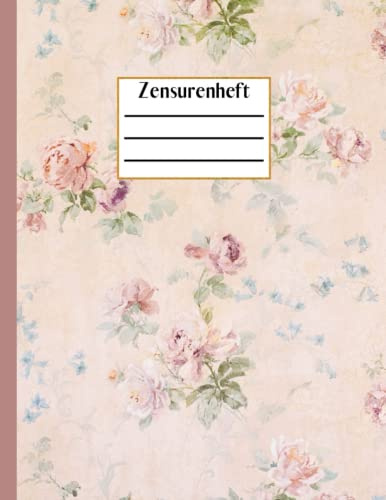 Zensurenheft: Zensurenbuch DIN A4 mit Stundenplan, Jahresübersicht, bis zu 20 Klassen, Notizen| Tolles Geschenk für Lehrer