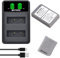 Batmax PS-BLS5 BLS-50 BLS-5 Battery and Battery Charger for Olympus E-M10 Mark II, OM-D E-M10 Mark IV, E-M10 Mark III S, E-M5 Mark III, PEN E-P7 E-PL2 E-PL3 E-PM1 E-PM2 E-M10 II, Stylus 1