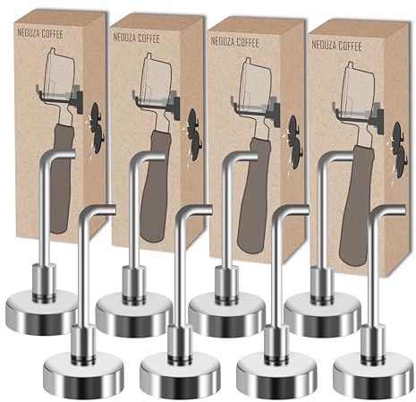 NEOUZA Magnethaken für Kaffeemaschine, Espressomaschinen-Zubehör, Siebträger, starker Magnet zum Aufhängen, Camping, Küche, Arbeitsplatz, Kreuzfahrt (6)
