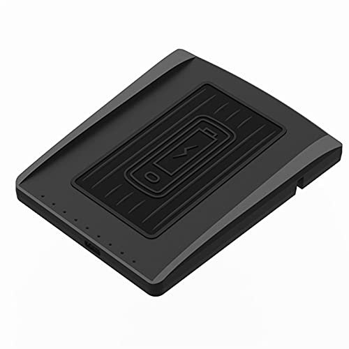 Pexorin 10 W QI-Autoladegerät, kabelloses Telefonladegerät, Mittelkonsolen-Ladetelefonhalter, Ladeplatte, for Cadillac, XT5 XT6 2019 2020 Kabelloses Ladegerät