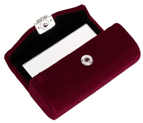 Ipetboom Étui Lèvres Individuel Contenant Pour Soin Des Lèvres Trousse De Rangement Pour Cosmétiques Avec Miroir Intégré