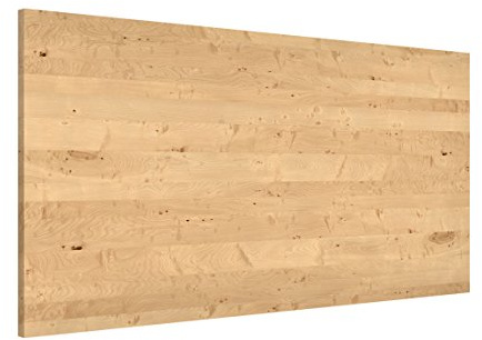 Magnettafel Pinnwand für Magnete Holzoptik Magnetboard - Magnetwand Made in Germany - Kunstkopie Modern Notiztafel Küche Flur Büro Visionboard WBMT_1799 (78x37cm)