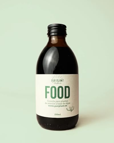 PUR PLANT Plant Food Comida Para Plantas | Elixir Orgánico para Plantas | Estimula el crecimiento | Fertilizante Líquido Natural con Algas | Hasta 100 Aplicaciones |250 ml