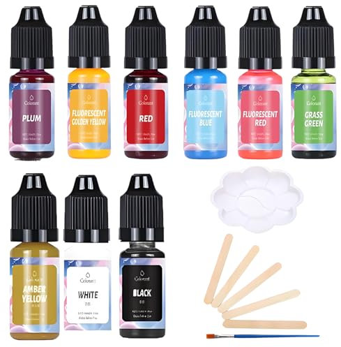 9 pezzirivestimenti per polveri di colata, rivestimenti per polveri di colata, rivestimenti per calcestruzzo, adatti per artigianato fai da te, artigianato