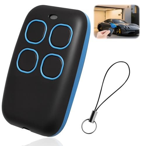 Mando de Garaje Universal 4 en 1 Multifrecuencia 280-868 MHz, Clonador Mando Puerta Garaje Compatible con Código Fijo y Rolling Code, Autoaprendizaje