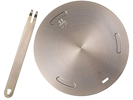 Acier Inoxydable Plaque de Guidage Thermique à Induction | Disque à Induction Cuisine, Diffuseur de Chaleur Cuisine, Adaptateur Induction Plaque