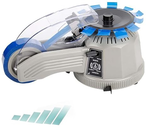 Distributore automatico di nastro adesivo, macchina for il taglio del nastro ad alta efficienza che consente a più utenti contemporaneamente, larghezze del nastro 3-22 mm, lunghezze 11-58 mm