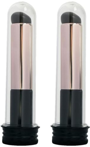 Toyvian 2piezas Pincel Corrector De Silicona Pincel Para Lápiz Labial Herramientas De Maquillaje Para Maquillaje De Labios Aplicador De Lápiz Labial