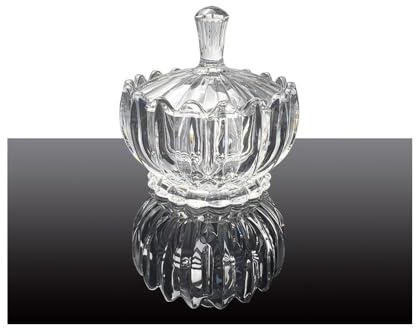 Versátil Mantequera con tapa, tarro redondo de cristal for dulces, organizador multifuncional cocina Práctico