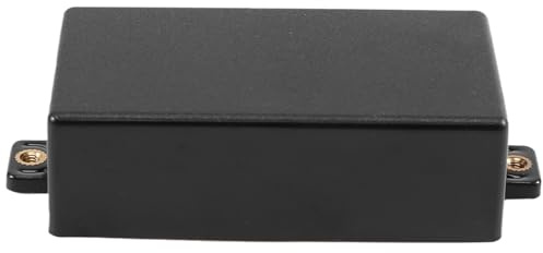 Tumintu Kunststoff Versiegelt Humbucker Pickup Cover Fit SQ Pickup Gitarrenteile (Schwarz)