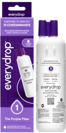 everydrop by Whirlpool Ice and Water Refrigerator Filter 1, EDR1RXD1, Single-Pack