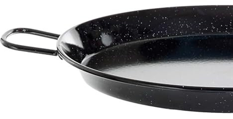 Paellapfanne, Stahl emailliert, 30 cm Durchmesser, das Original aus Spanien von Paella World