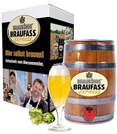 BRAUKÖNIG ® Braufass Express - Holzoptik