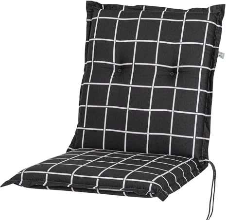 KETTtex 2398 Auflage Niederlehner Milano anthrazit-grau 102x49x6 cm Sitzpolster