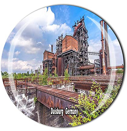 Duisburg Deutschland Kühlschrankmagnet Touristen Souvenir Geschenk Kühlschrank Kristall Magnet Sticker Kollektion