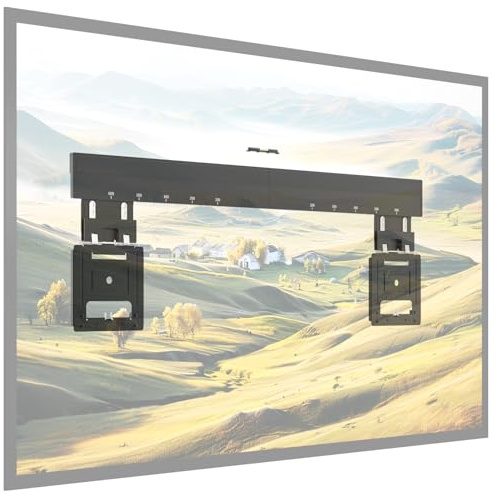 WORLDLIFT Ultra Slim TV Wandhalterung-TV Halterung für 37-80 Zoll Flachbildschirme,MAX 75 kg,MAX VESA 600x400mm,9.5 mm Wandabstand Kompatibel mit für Samsung Frame TVs (2021-2023) entwickelt