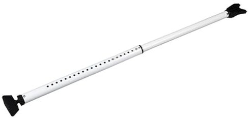 Begchy Barra de seguridad para puerta y barra deslizante de patio, bloqueo ajustable de alto rendimiento, barra telescópica ajustable para puerta