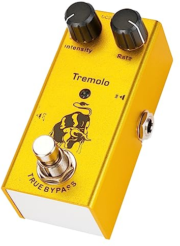 Hoement Tremolo Gitarren-effektgerät Mit Einstellbarer Rate Und Bypass Mini-effektpedal Für Gitarre Langlebig Und Einfach Zu Bedienen Für Gitarrenliebhaber