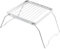 Folding Campfire Grill Grate, Grill Rack Stainless Steel Foldable Grill Stove Stand Ultralight, Charcoal Grate Cooking, Campfire Stand Portable Grid for Camping Hiking BBQ Fishing