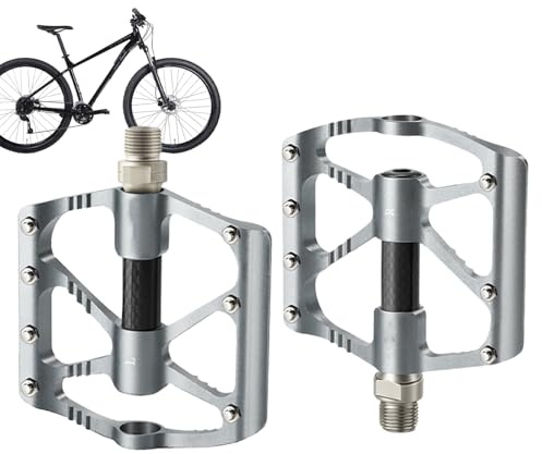 Rennradpedale, Fahrradpedale, Fahrradpedal aus Aluminiumlegierung | ergonomischer Ersatz, rutschfestes Lager, Fahrradzubehör für Mountainbikes